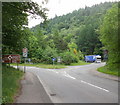 Full Moon roundabout - wooded delights to left and right