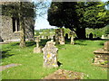 ST8211 : Church of the Holy Rood, Shillingstone: churchyard by Basher Eyre