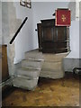 ST8211 : Church of the Holy Rood, Shillingstone: pulpit by Basher Eyre