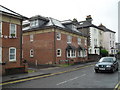 Approaching  Mill Road Mews  from Salisbury Station