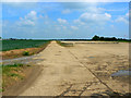 Towards the main runway, Hinton Airfield, Charlton