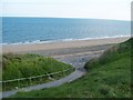 Access path to the beach at Kilkeel