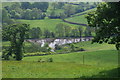 View down to fields & new pond from Taith Clwyd