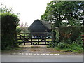 Thatched building at Apple Tree Cottage on Kirdford Road