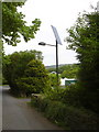 Solar Street Light, Irwell Vale, Rossendale, Lancashire