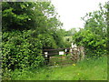 O0571 : Farm gate at Cruicerath, Co. Meath by Kieran Campbell