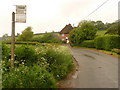 Whittonditch: cottage and bus stop