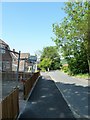 Approaching the junction of Worlds End Lane and Beech Road