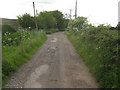 Farm road to Bilham Farm