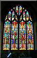 Stained glass window, the Parish Church of St John the Baptist, Bodicote