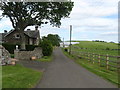 The lane leading from Kinfauns Kirk