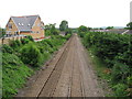 Railway line near Whitchurch, Cardiff