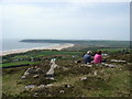 Nicholaston and Oxwich Bay from Cefn Bryn