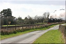SX6556 : Railway line at Cantrell's Works by Adrian Platt