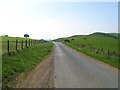 Minor road heading for Dalreichmoor