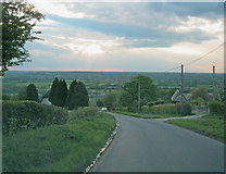 ST9773 : Wick Hill at sunset by Trevor Rickard