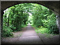 Cycle path beyond Raisdale Road bridge, Penarth