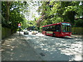 Bus on Summer Hill heading for Eltham Station