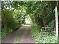 Footpath to Heveningham Long Lane & Dunwich Lane