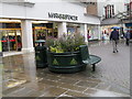 Seat outside M & S in Old George Mall