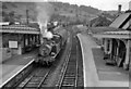 Brimscombe Station, with train