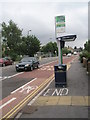 Forest End bus stop in London Road