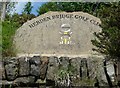 Golf Club sign, Mytholmroyd