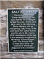 SD6178 : Salt Pie Lane information plaque by John S Turner