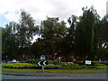 Traffic island on Castle Boulevard