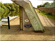 SK5435 : Bridge 18 on the Beeston Canal by Andrew Abbott