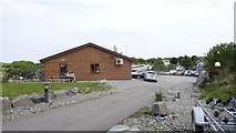 NM6586 : New Harbour Office on the quay at Arisaig by Anthony O'Neil