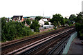 Croydon:  Railway north of Windmill Bridge