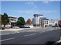 Road junction near Worthing Station