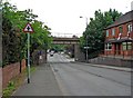 Bromsgrove Road and railway bridge