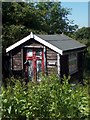Neglected allotment hut adjacent to Meersbrook Park