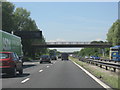 M62 Motorway - overbridge near Great Woolden Hall