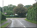 Road junction in Tiddington