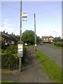 Bus stop on Priorway Avenue, Borrowash