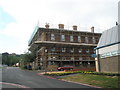 Scaffolding on the old hospital at QA