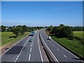 Looking north along A19