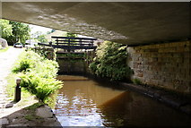 SD9223 : Under the Bacup Road bridge by Bill Boaden