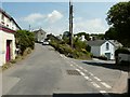 Where Netherhams Hill leads off from the Putsborough road