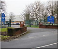 Entrance to Duffryn High School, Newport