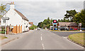 Road junction and Texaco filling station at Moortown