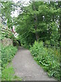 Footpath to Magdale Fields - off Eastgate