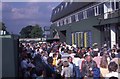 TQ2472 : Crowd outside Centre Court at Wimbledon 1987 by Barry Shimmon
