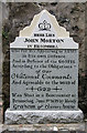 A Covenanter memorial in Loudoun Parish Churchyard