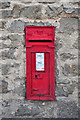 Victorian, wall-mounted postbox - St Donat