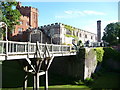 Part of the rear aspect of Ruthin Castle Hotel