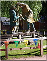 Outlaws at the Sherwood Forest visitor centre